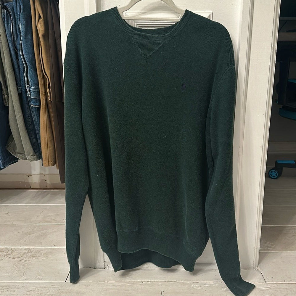 Green Polo Sweatshirt